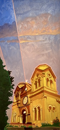 Basilica Evening by Andrea Allen