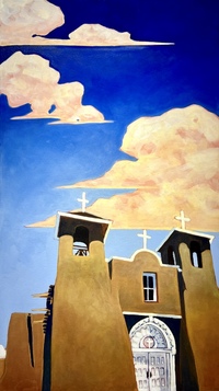 San Francisco De Assisi, Mid Day by Andrea Allen