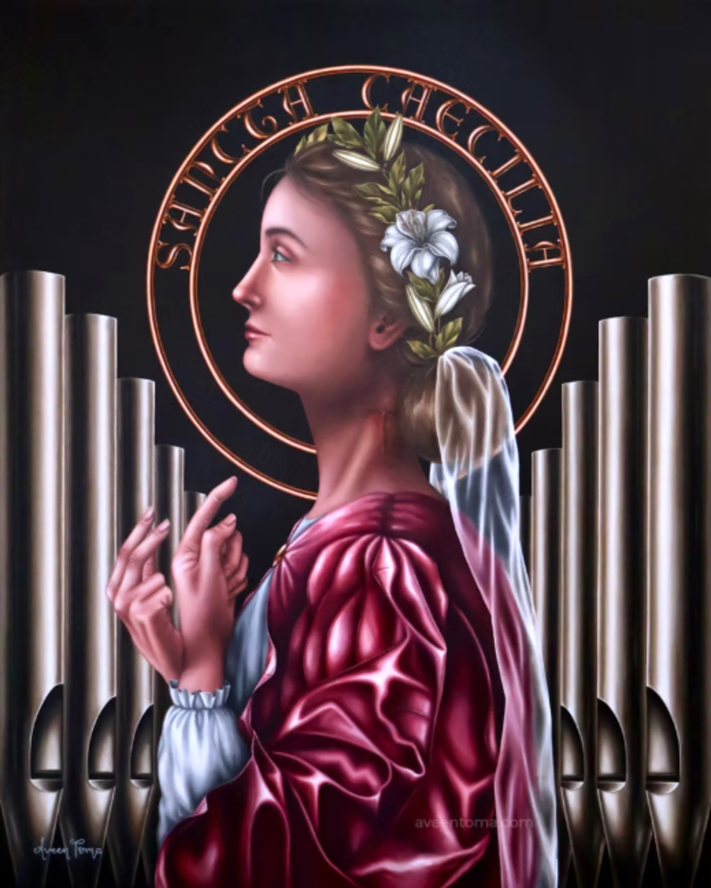 Saint Cecilia by Aveen Toma