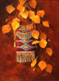 Strike-a-lite bag with Aspens by Denise Imke