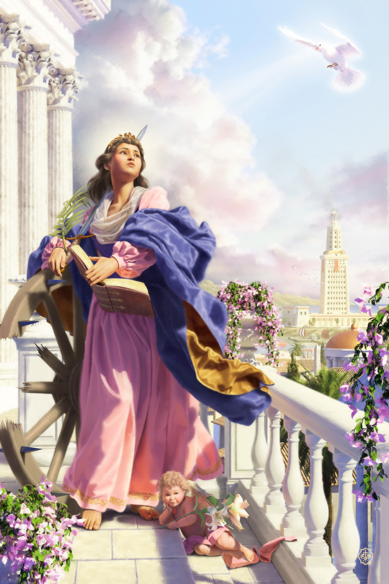 St. Catherine of Alexandria by George & Polly Capps