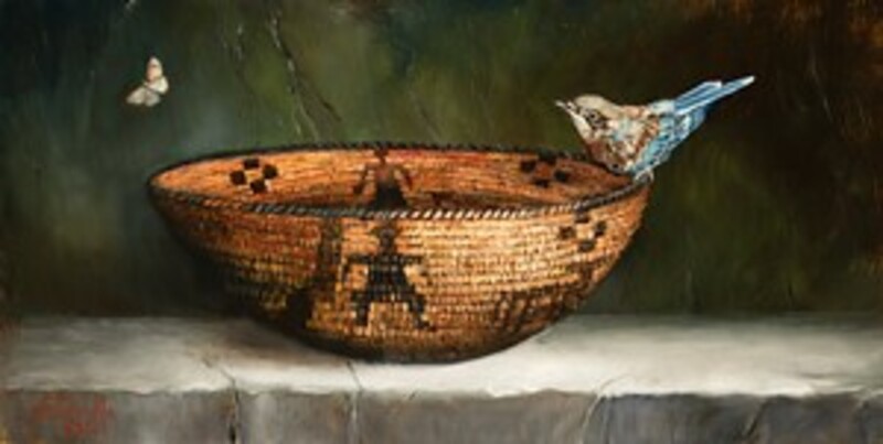 Dia Basket, Butterfly, and Bluebird