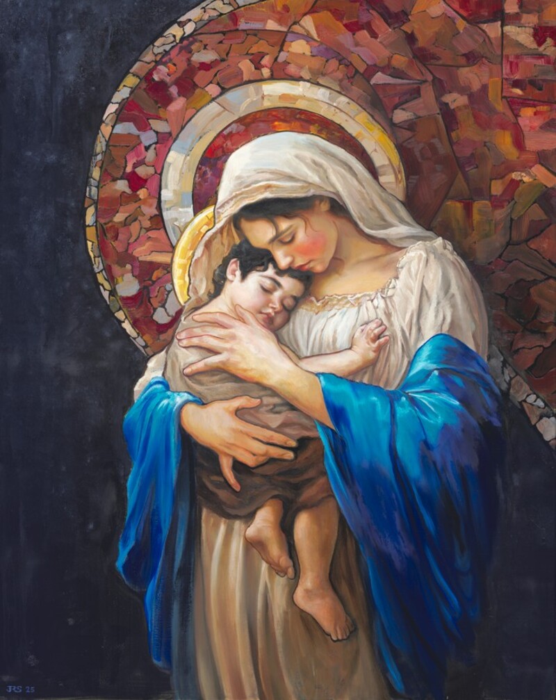 The Madonna and Child in Repose by Jordan Ring-Sakabe