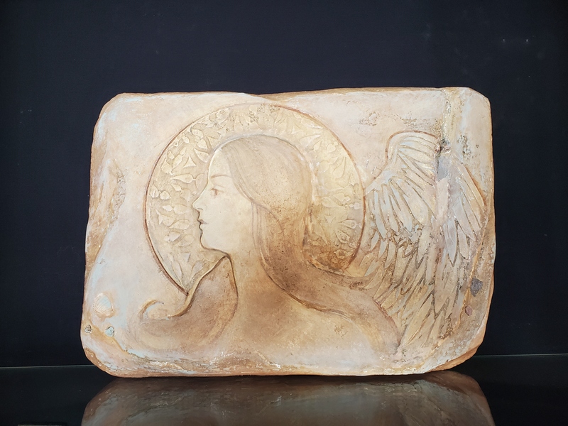 Stone Angel Tablet Orange by Lisa Fitzgibbons