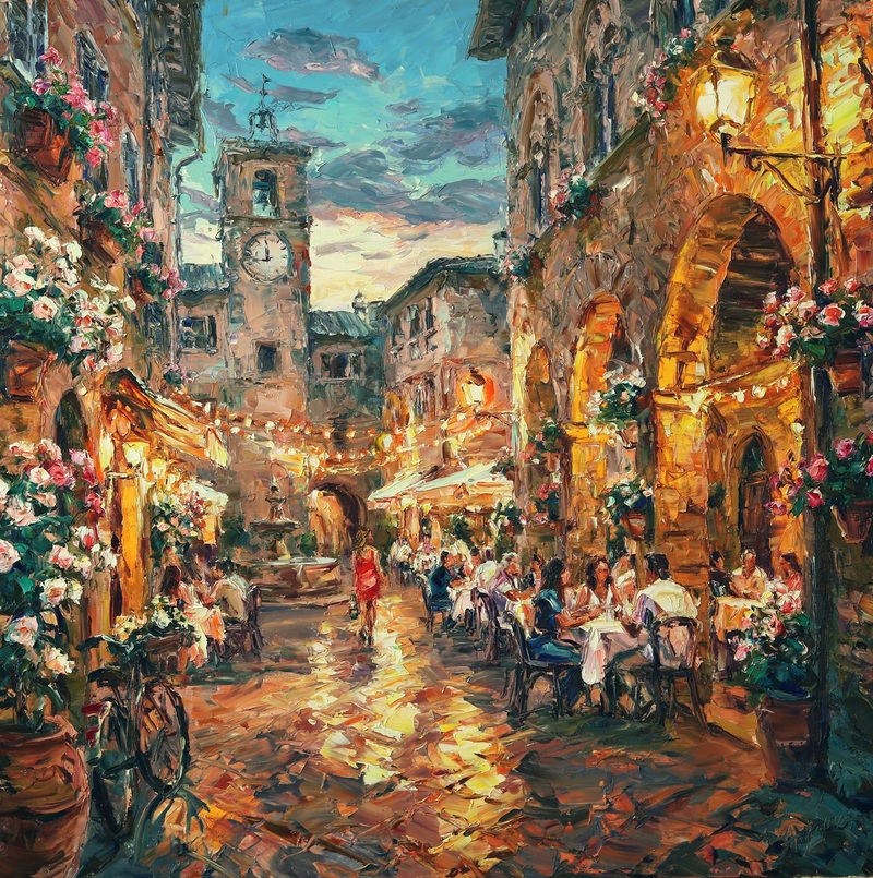 Cozy Night Out by Lyudmila Agrich