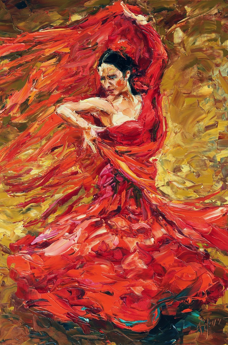 Flamenco Passion by Lyudmila Agrich