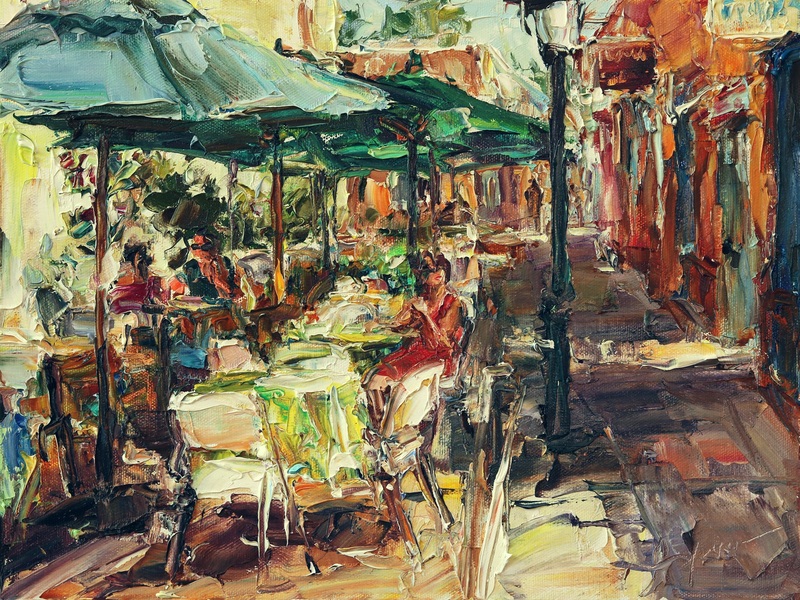 Morning Tea in Santa Fe by Lyudmila Agrich