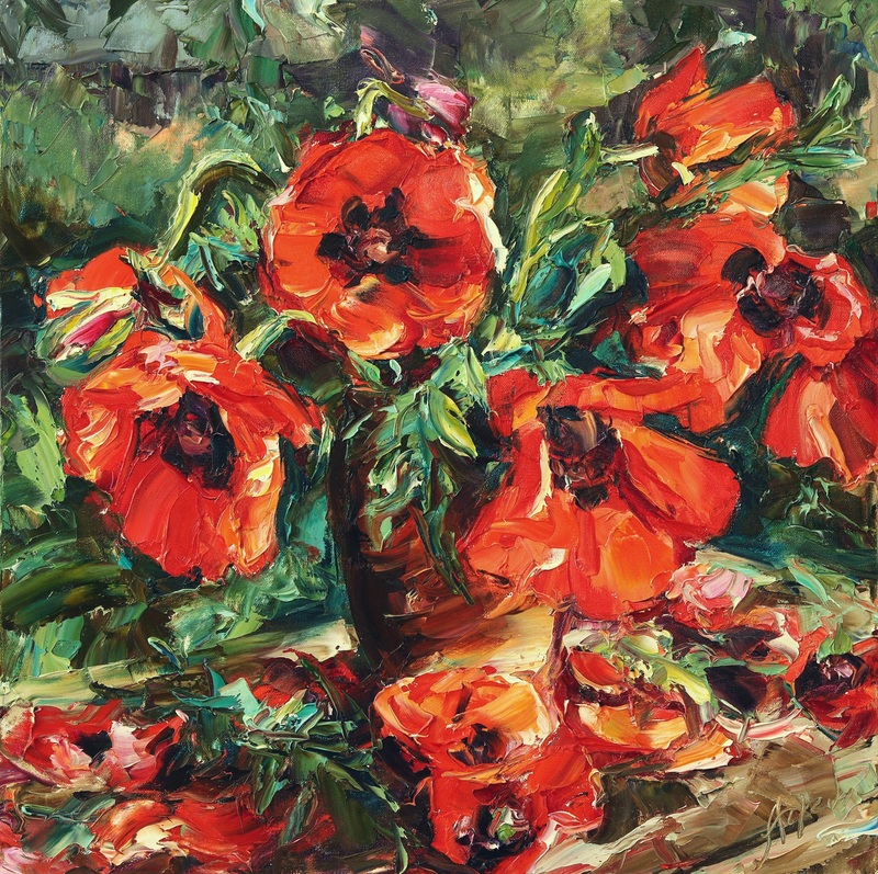 Poppies Delight by Lyudmila Agrich