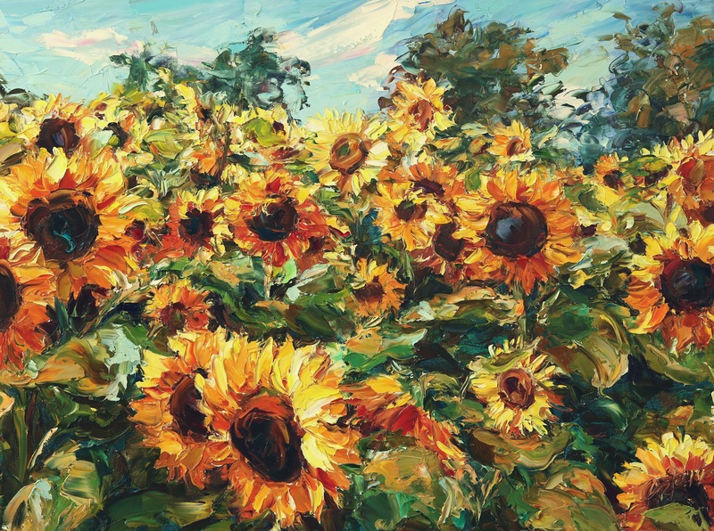 Sunny Flowers by Lyudmila Agrich