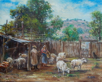 Las Golondrinas Sheep by Manfred Rapp