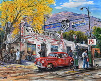 Navajo Trading Post by Manfred Rapp