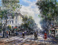 Paris Rue D'Allemagne by Manfred Rapp