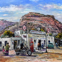 Route 66 Trading Post by Manfred Rapp