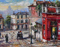 Rue Chevaliar, Montmartre by Manfred Rapp