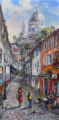 Rue De Jardinet, Montmartre by Manfred Rapp