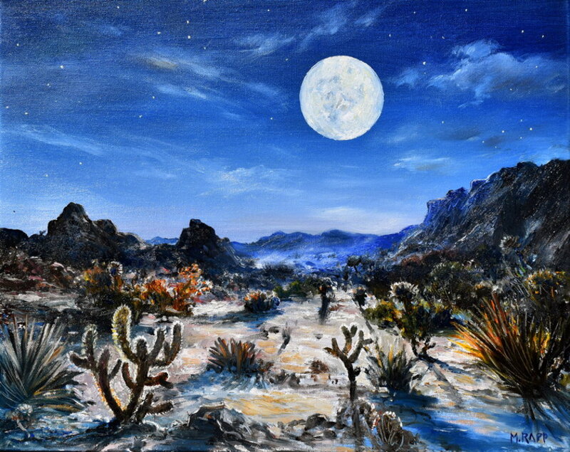 Full Moon in the Desert