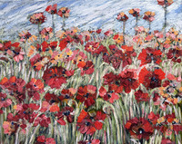 Crimson Meadow by Marlena Campbell