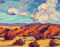 Happy Clouds of Abiquiu by Michelle Chrisman