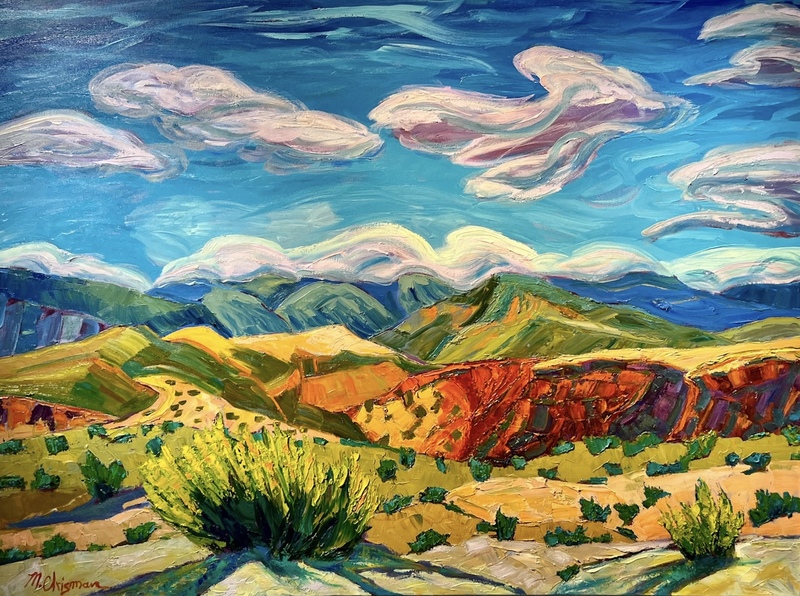 Floating Clouds through the Secret Place by Michelle Chrisman