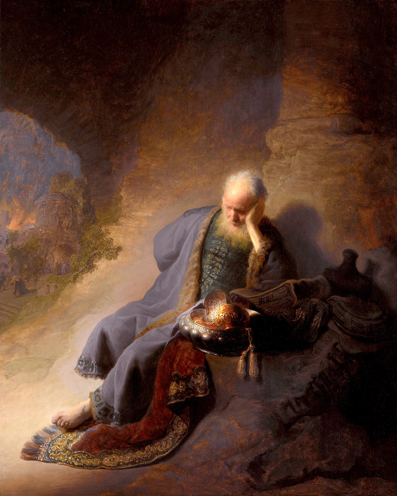 Jeremiah Lamenting the Destruction of Jerusalem