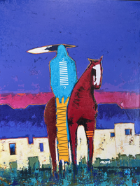Samoset Lakota - He Who Walks by Ray Tigerman