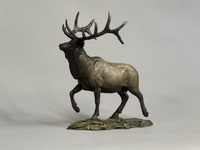 Elk Crossing by Raymond Gibby