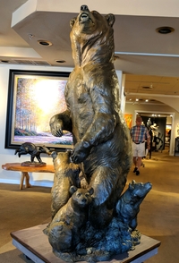 Maternal Instincts, Life-size by Raymond Gibby