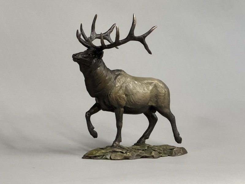 Elk Crossing by Raymond Gibby