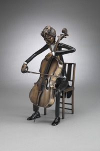 Symphony-Cellist by Ron & Sheila Ruiz