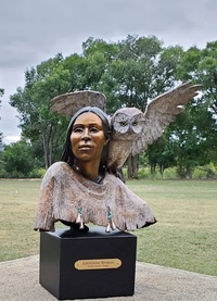 Listening Woman II by Star Liana York