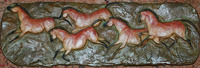 Wild Mares Plaque Large by Star Liana York