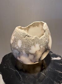 Large Stormy Alabaster by Susan Zalkind