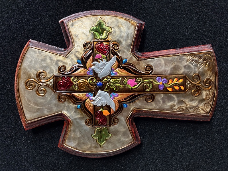 Lapis Lazuli Centered Love Birds