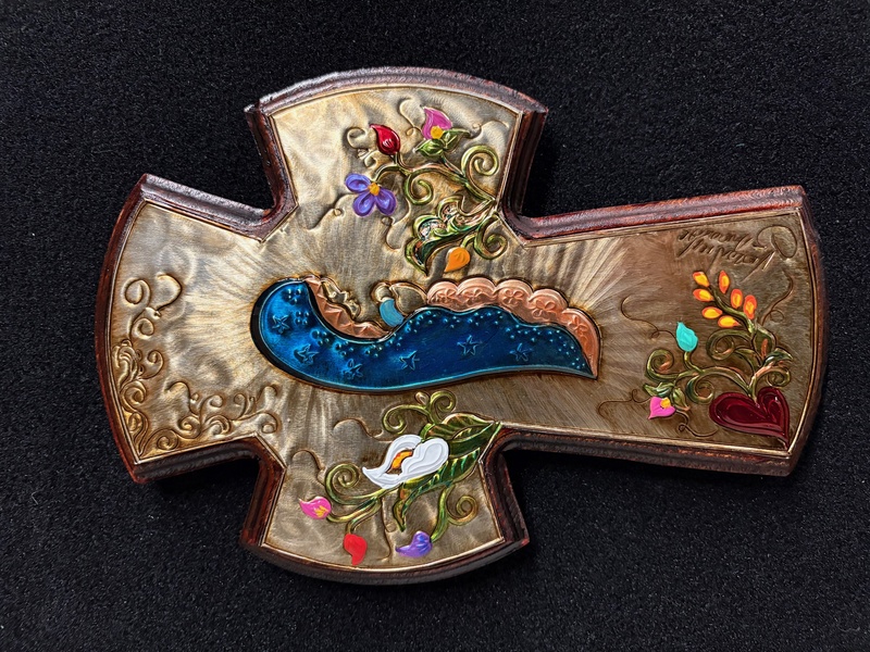 Madonna and Child Celtic Cross