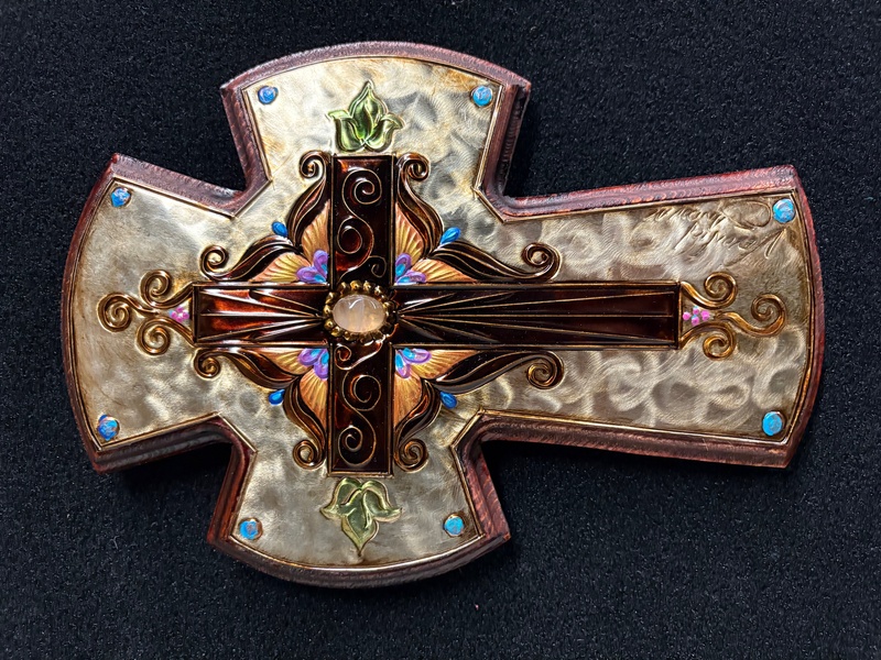 Rose Quartz Celtic Cross